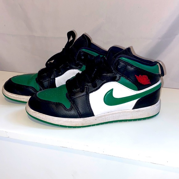 Nike Other - Air Jordan 1s black and green!